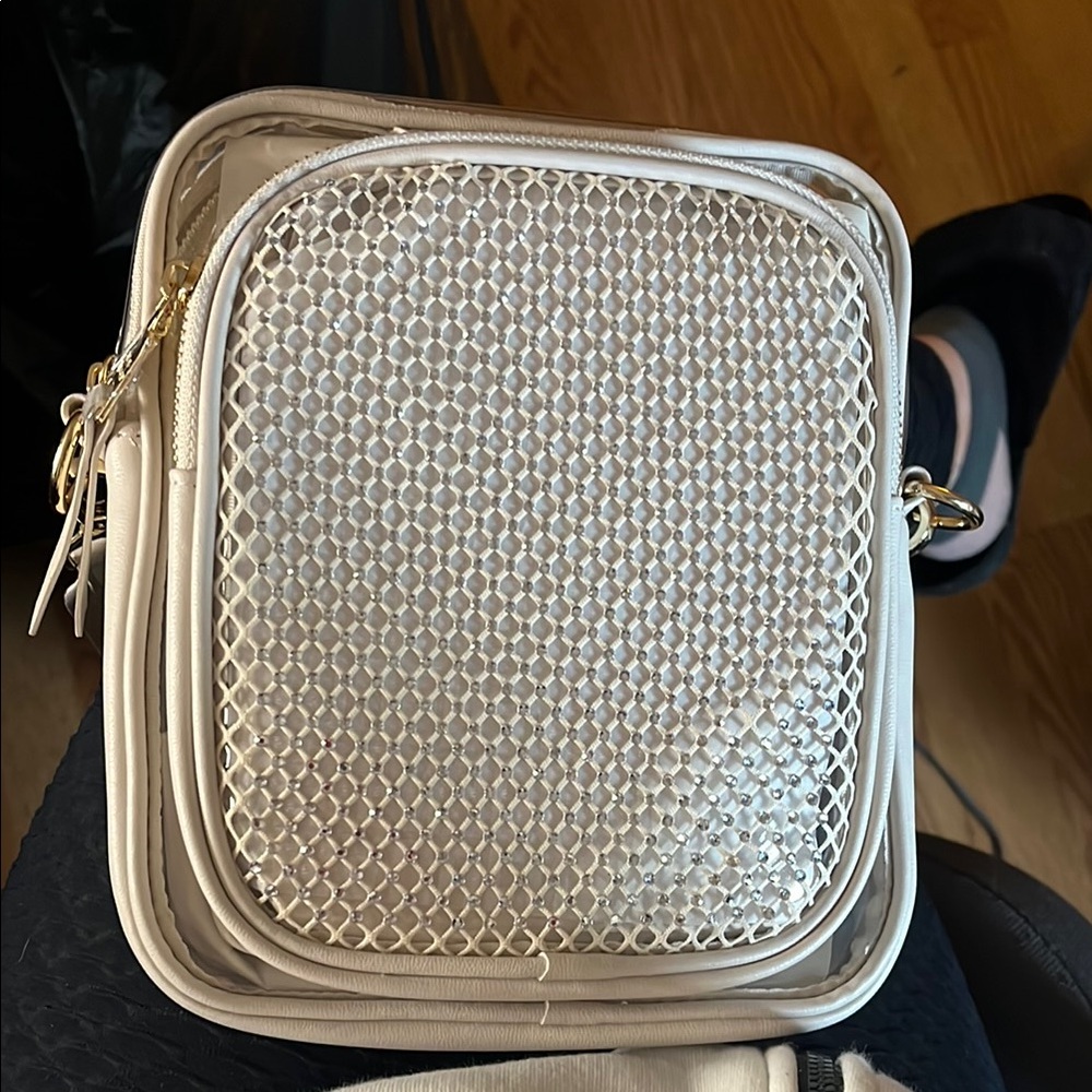 Elegant Beige Crossbody Bag